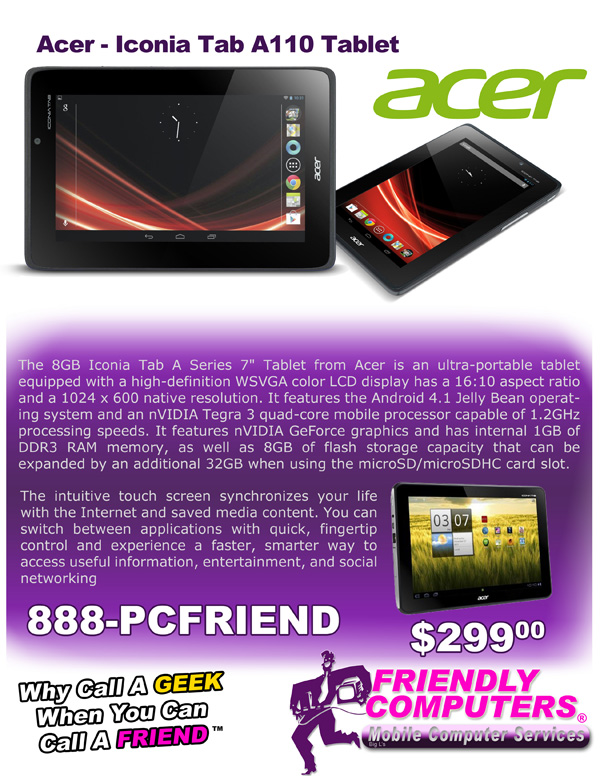 Acer Tablet special