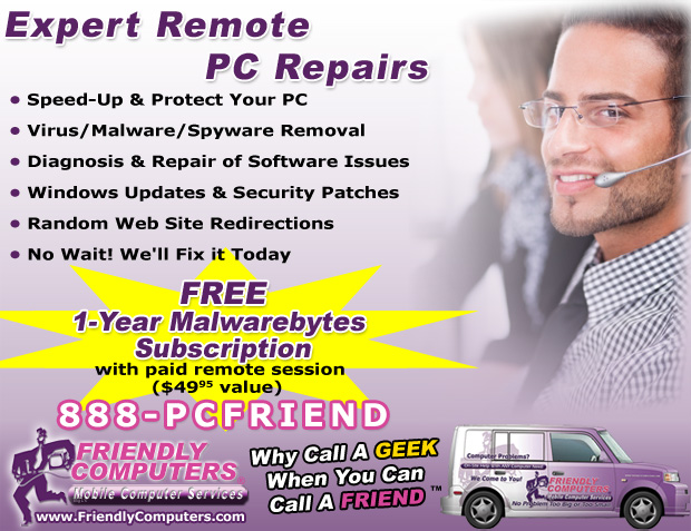 Remote Support By Friendly Computers